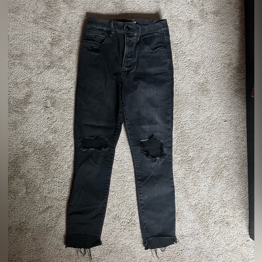 Good American Good Curve Cropped Jeans